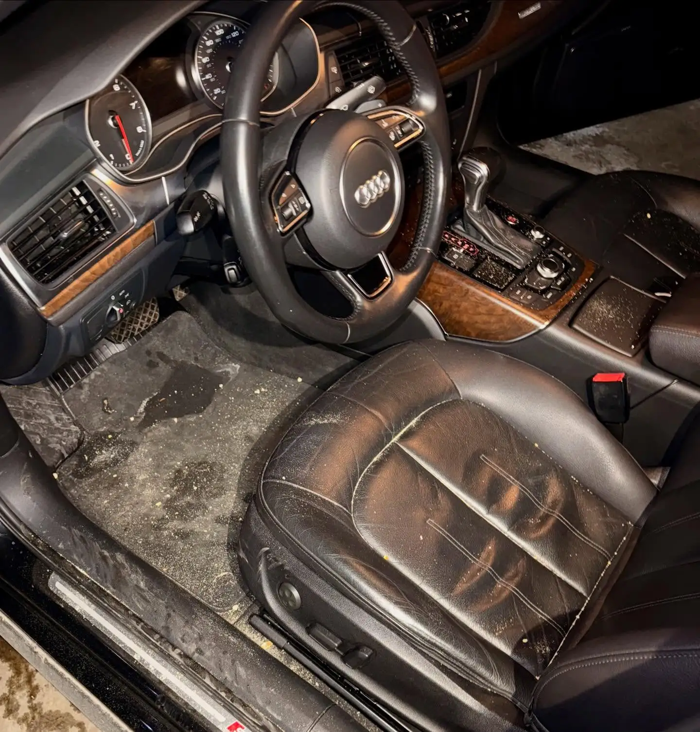 Car before detailing